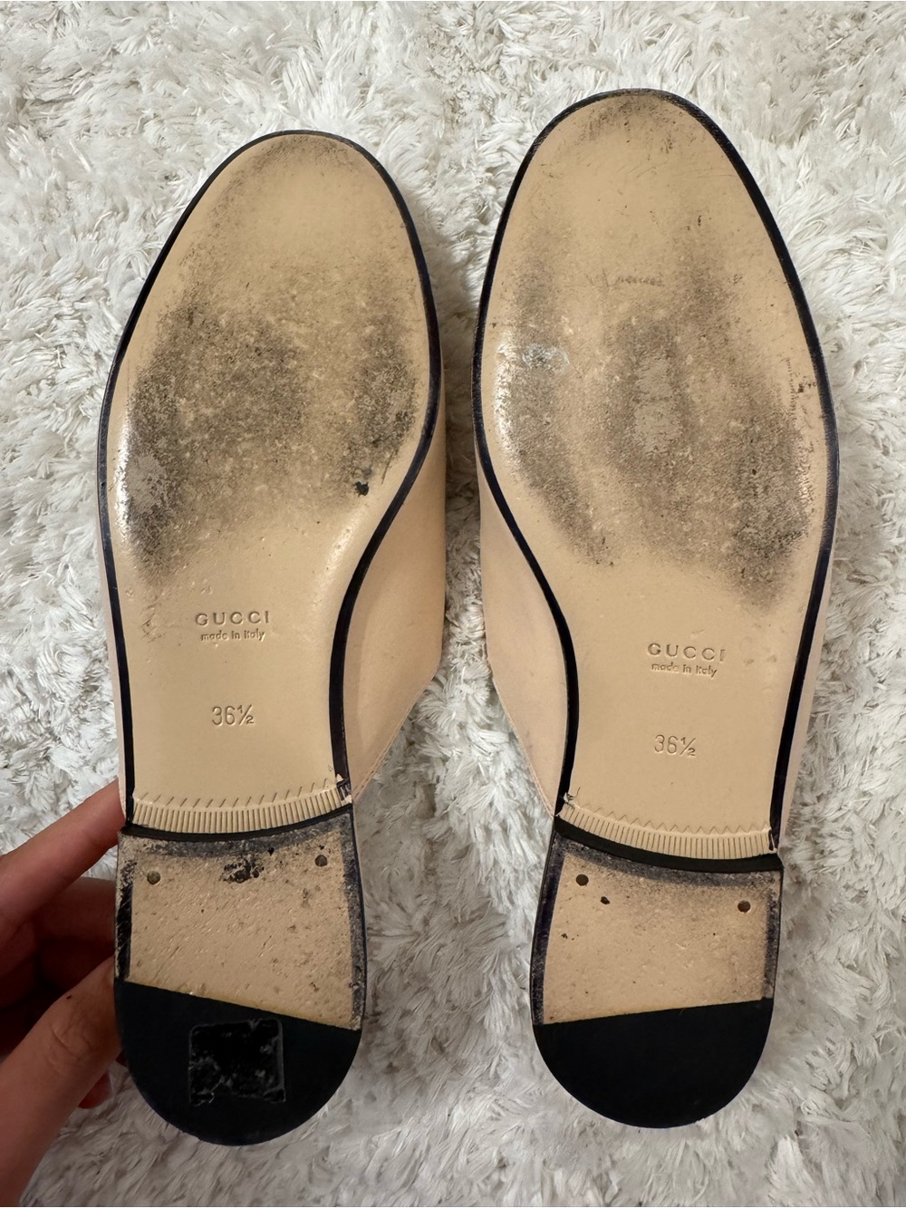 GUCCI Princetown leather mules & clogs SIZE 36.5 - Picture 5 of 6